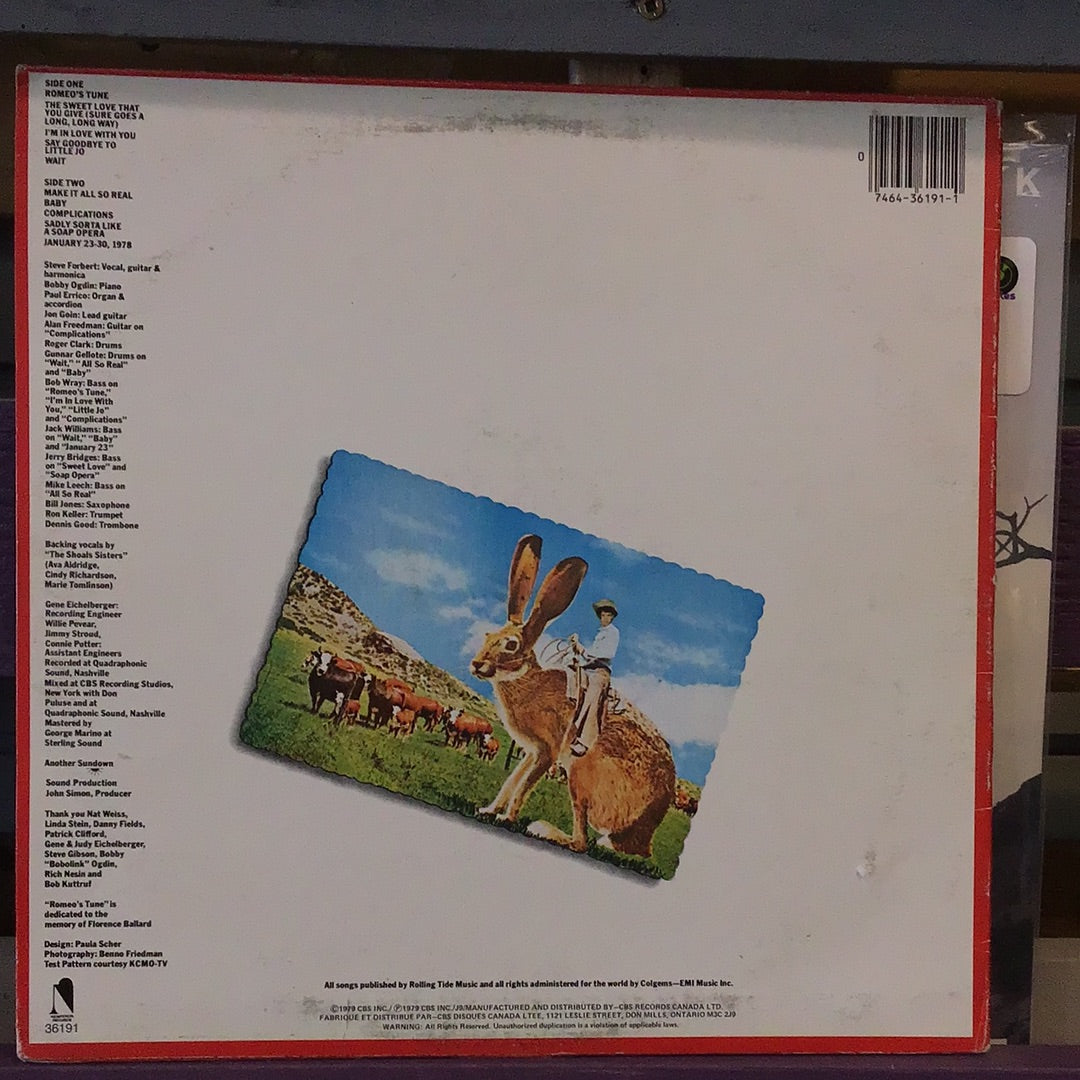 - Steve Forbert - JackRabbit Slim - Vinyl Record -