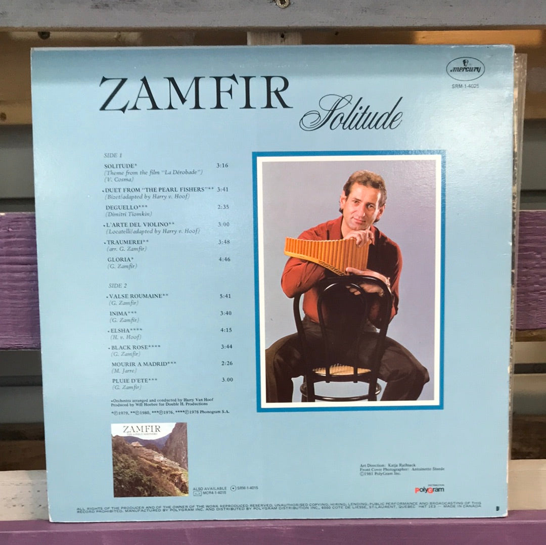- Zamfir - Solitude - Vinyl Record -