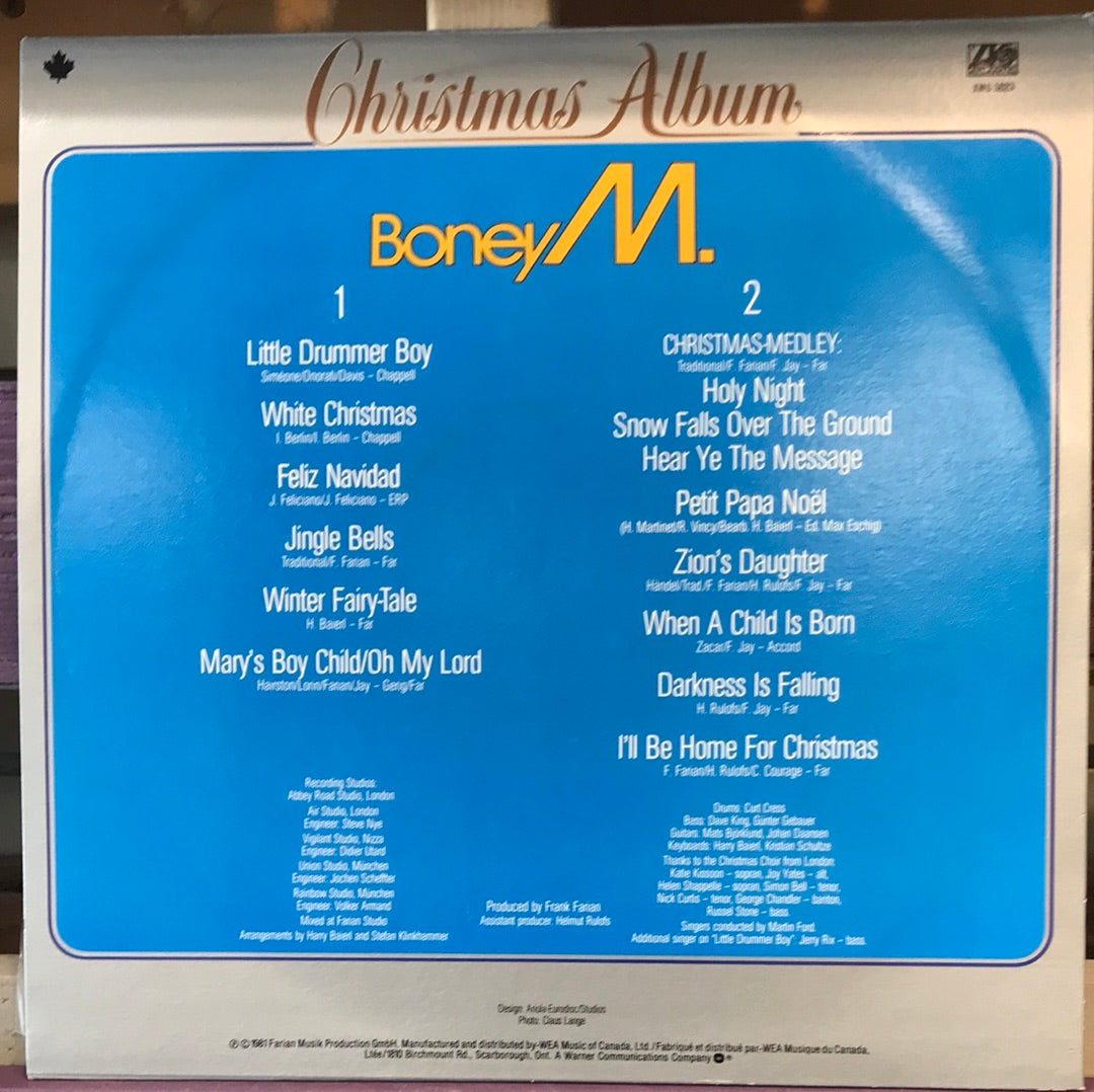 Boney M Christmas Album - Vinyl Record - 33