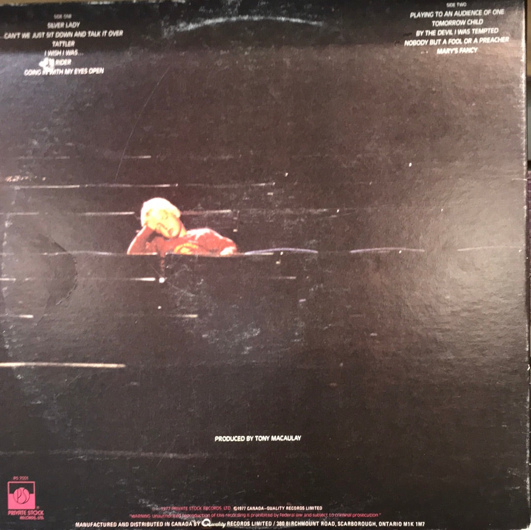 - David Soul - Playing To An Audience of One - Vinyl Record -