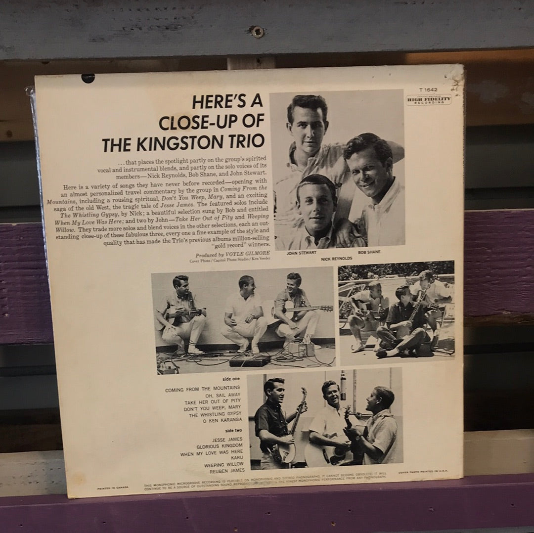 - The Kingston Trio - Close-Up - Vinyl Record -