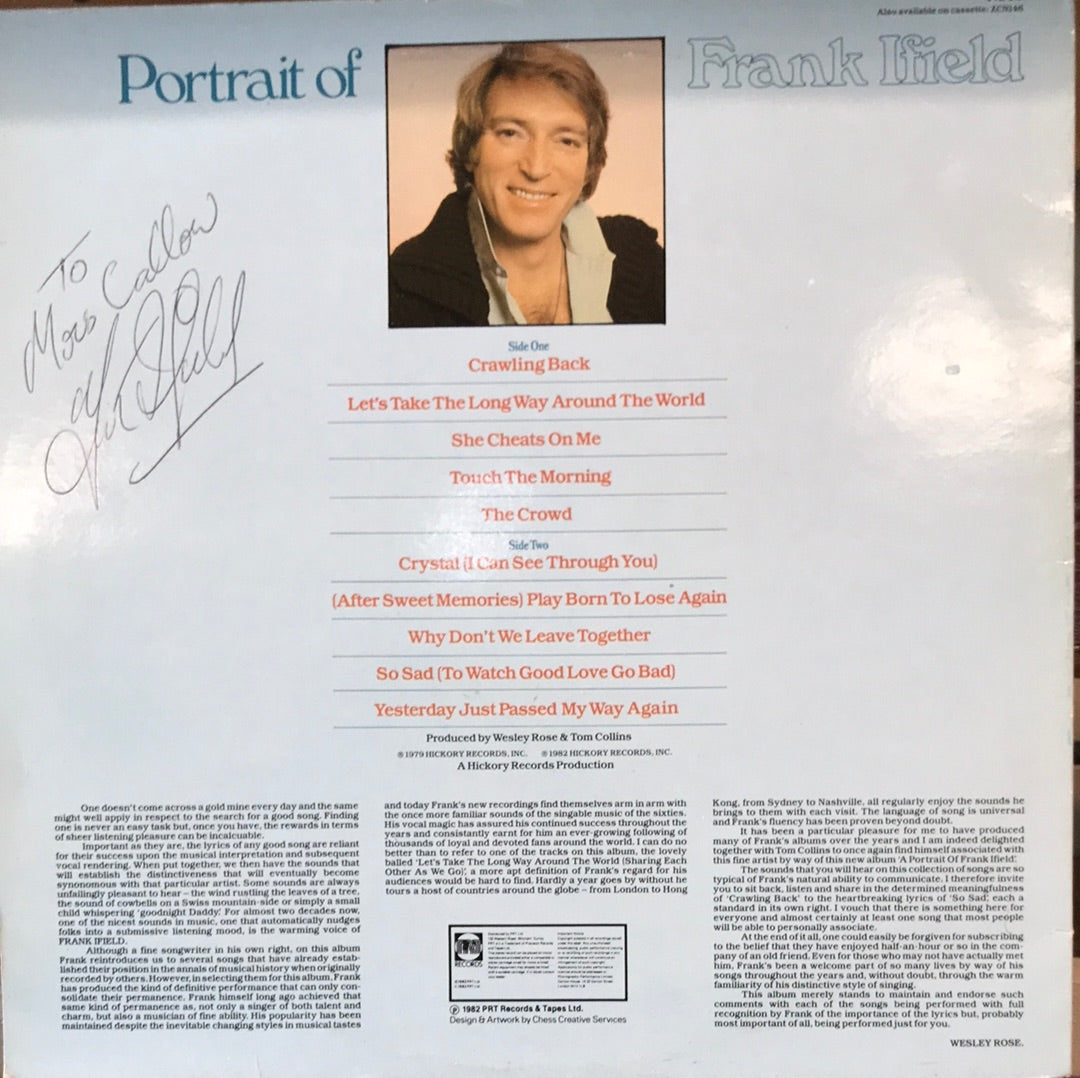 - Portrait of Frank Ifield - Vinyl Record -