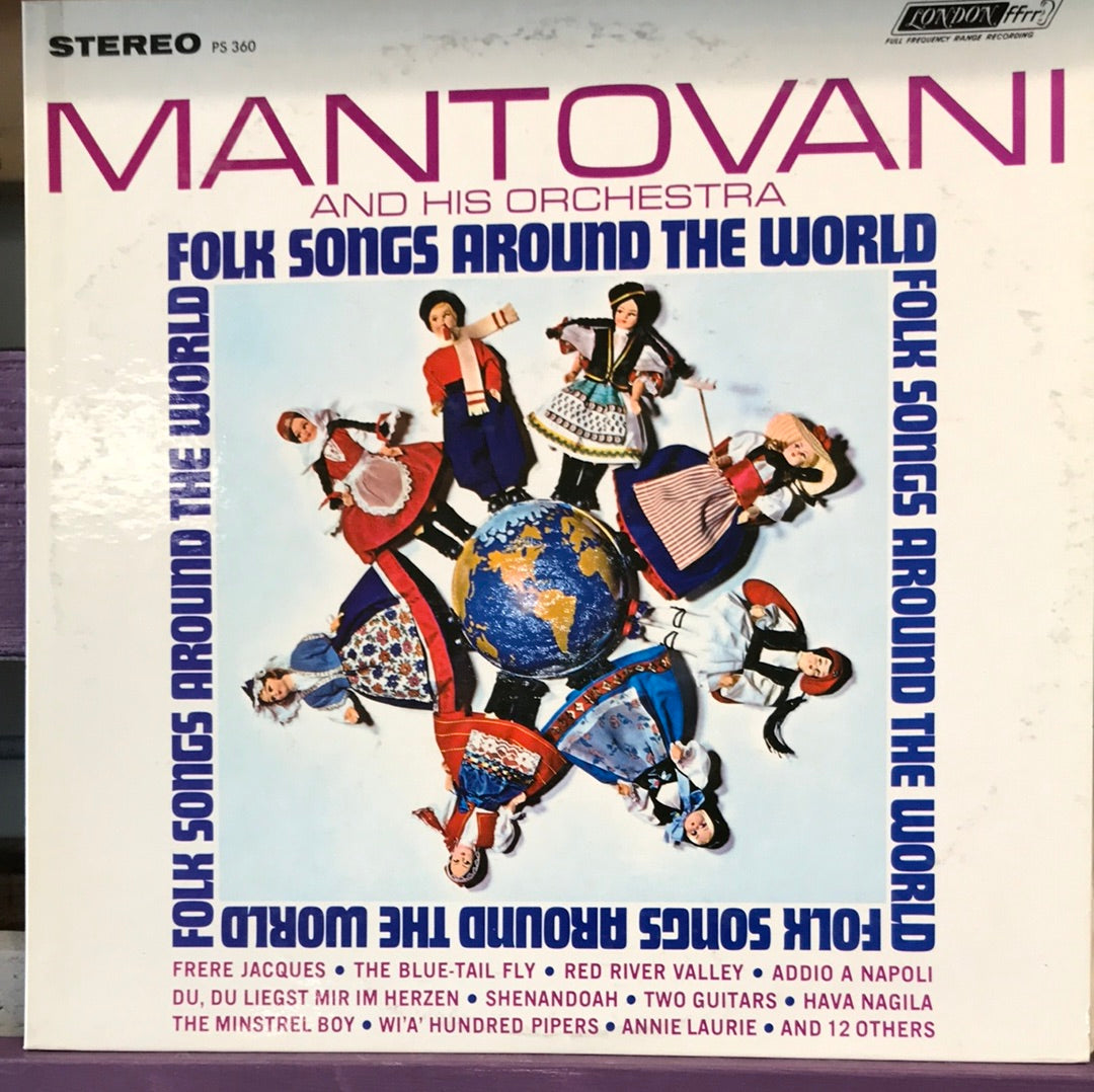 - Mantovani and His Orchestra - Folk Songs Around the World - Vinyl Record -