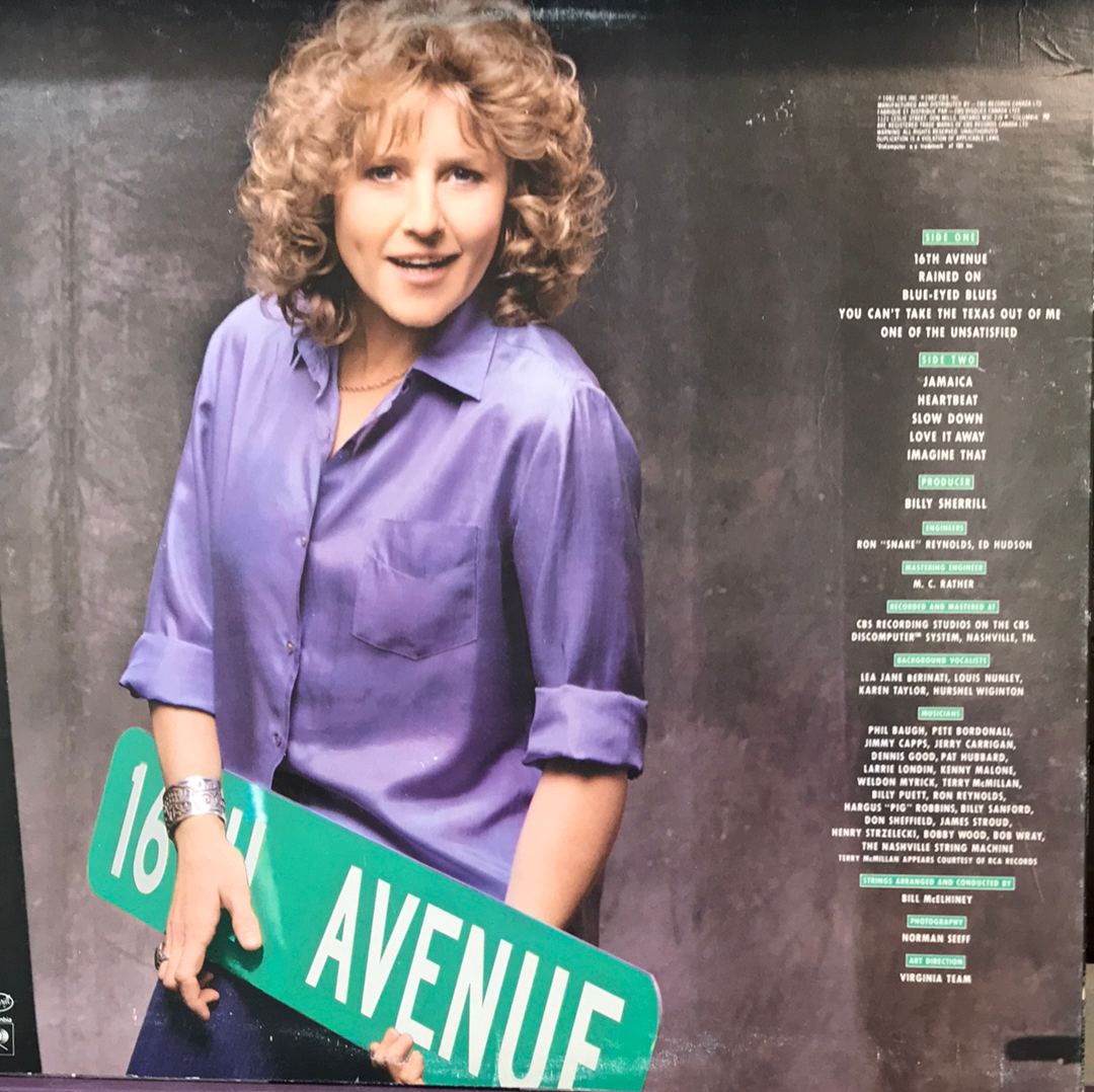 - Lacy J Dalton - 16th Avenue - Vinyl Record -