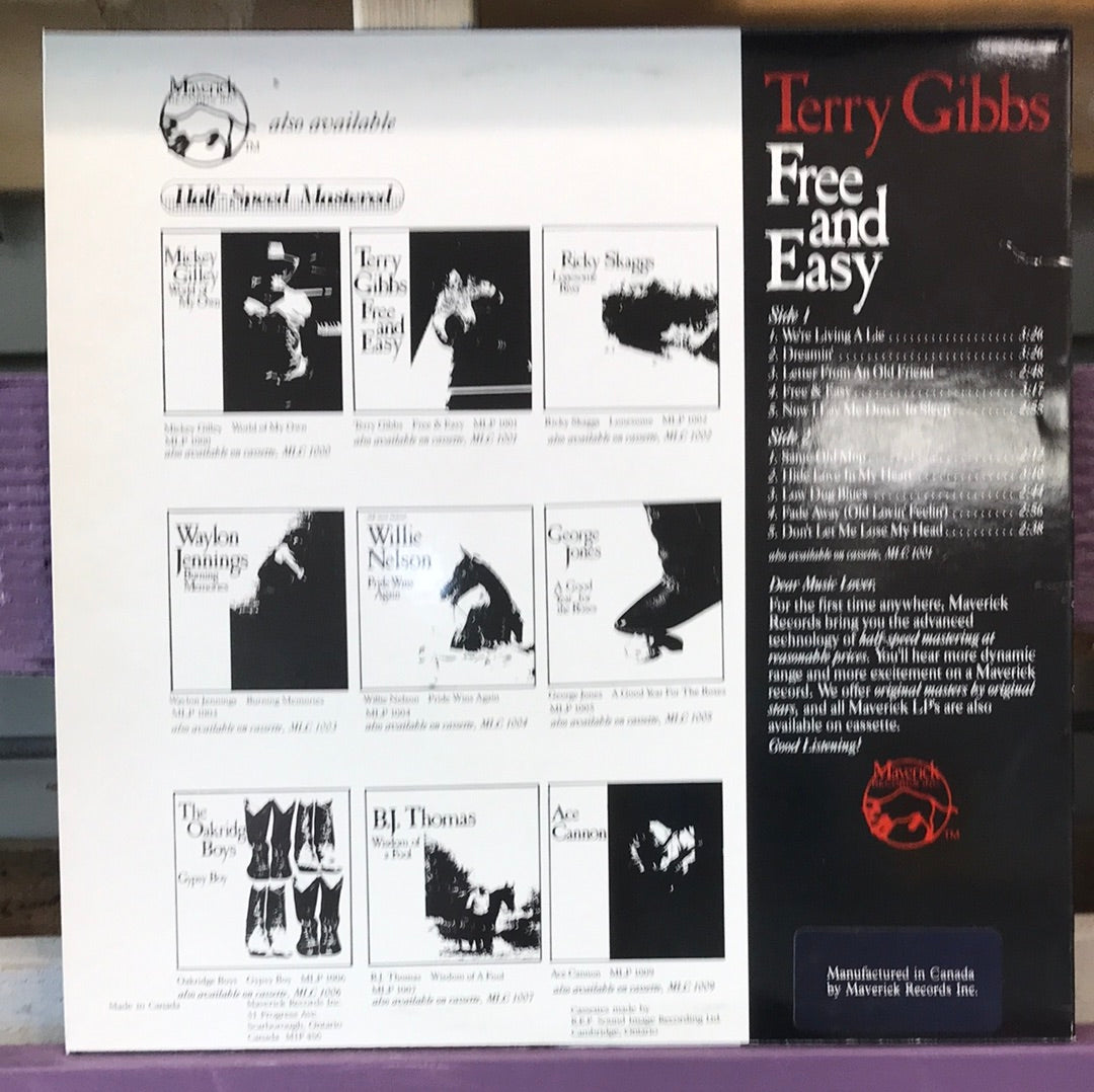 - Terry Gibbs - Free And Easy - Vinyl Record -