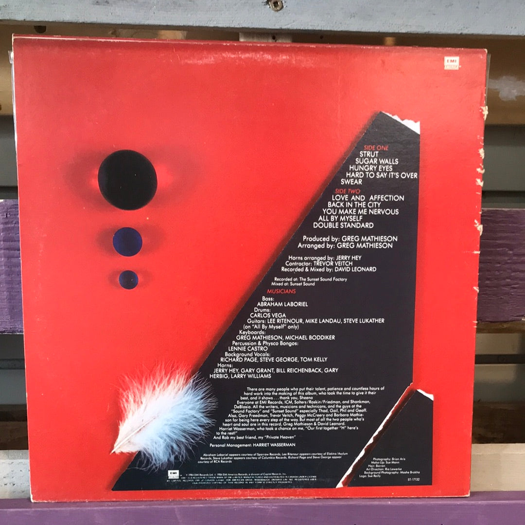 - Sheena Easton - A Private Heaven - Vinyl Record -