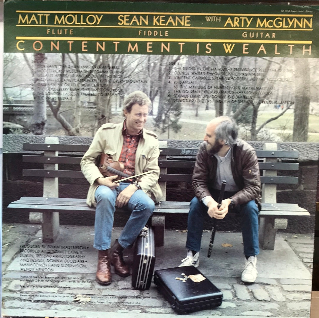 - Matt Molloy & Sean Keane - Contentment is wealth - Vinyl Record -