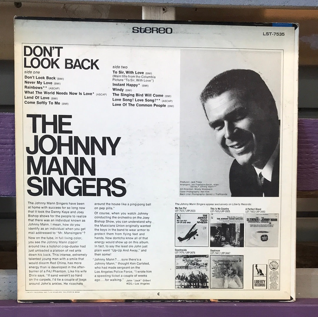 - The Johnny Mann Singers - Don’t Look Back - Vinyl Record -
