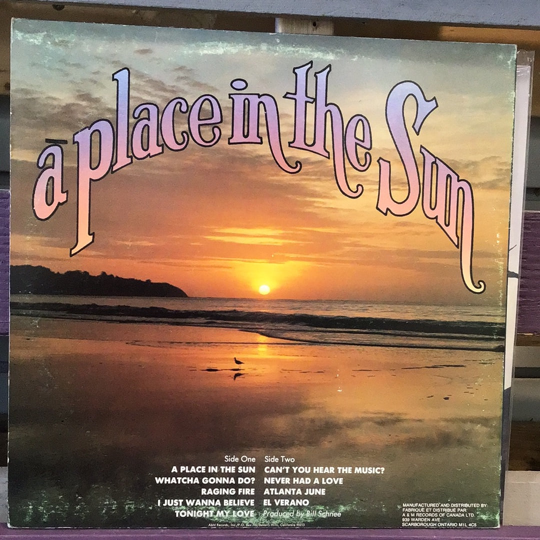 - Pablo Cruise - A Place In The Sun - Vinyl Record -