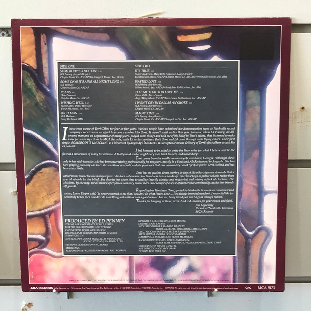 - Terri Gibbs - Somebody’s Knockin’ - Vinyl Record -