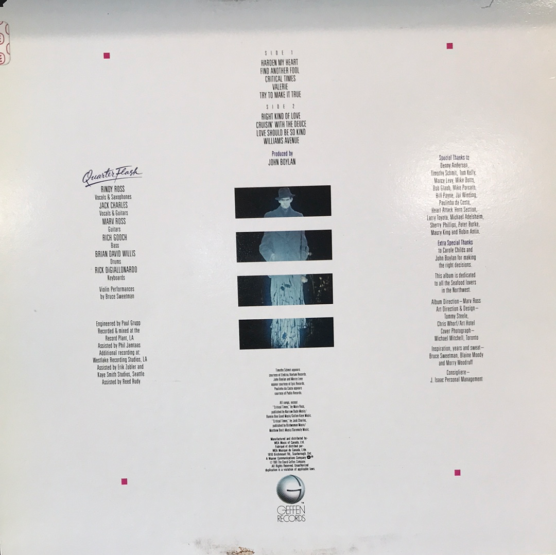 - Quarterflash - Vinyl Record -