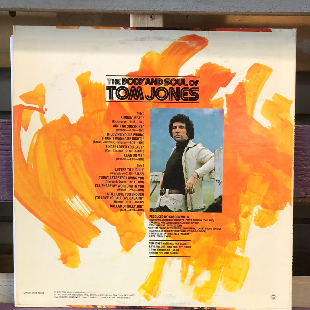 - Tom Jones - The Body And Soul Of Tom Jones - Vinyl Record -