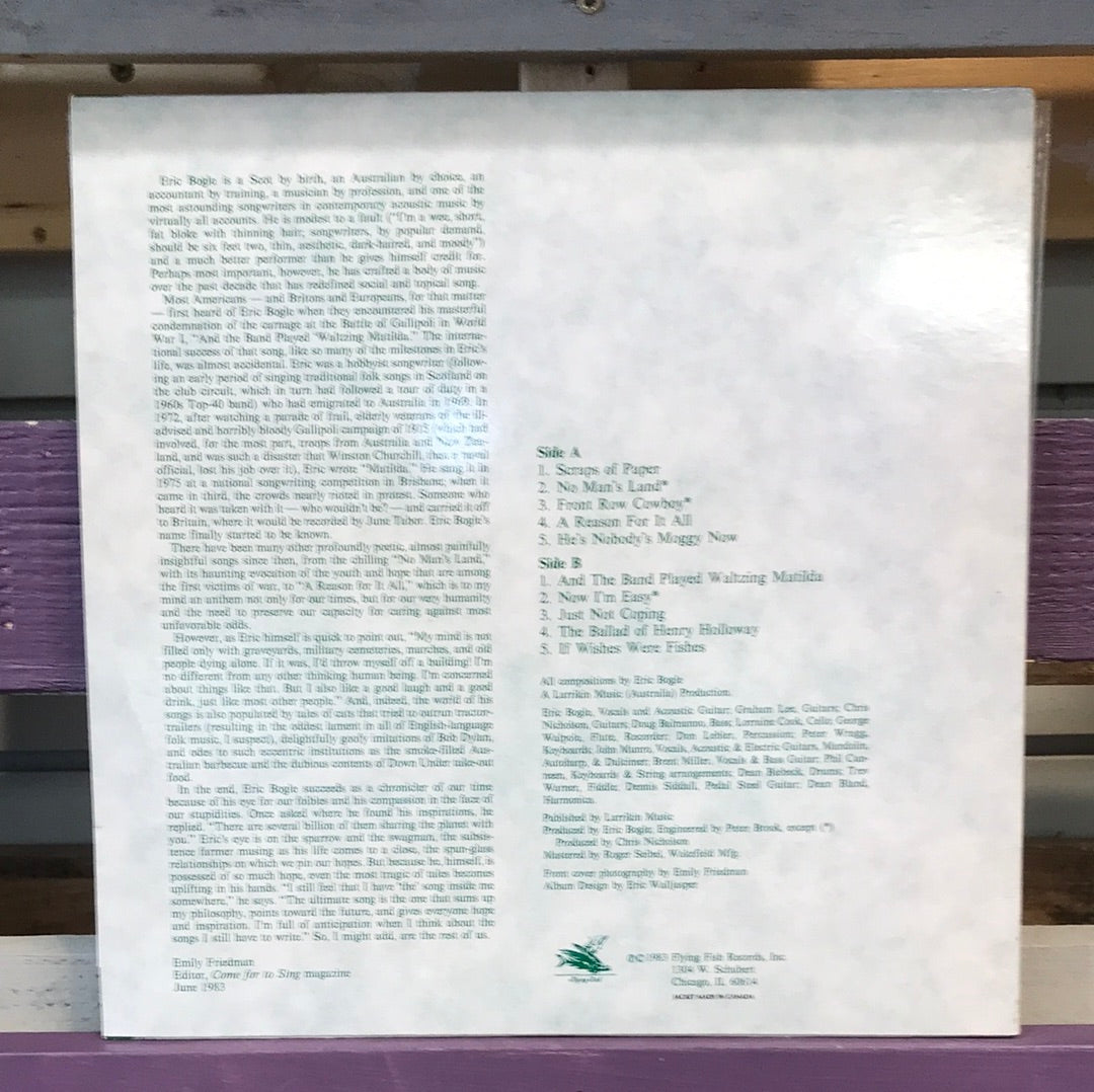 - Eric Bogle - Scraps Of Paper - Vinyl Record -