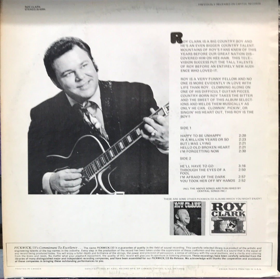 - Roy Clark - He’ll Have To Go - Vinyl Record -