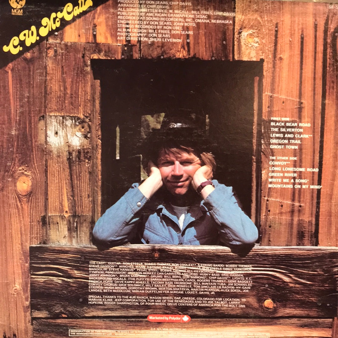 - C.W. McCall - Black Bear Road - Vinyl Record -