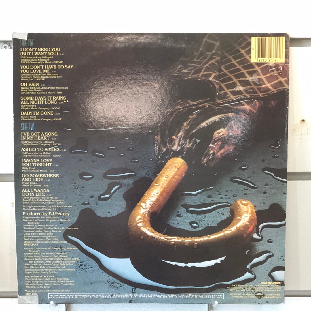 - Terri Gibbs - Some Days It Rains All Night Long - Vinyl Record -