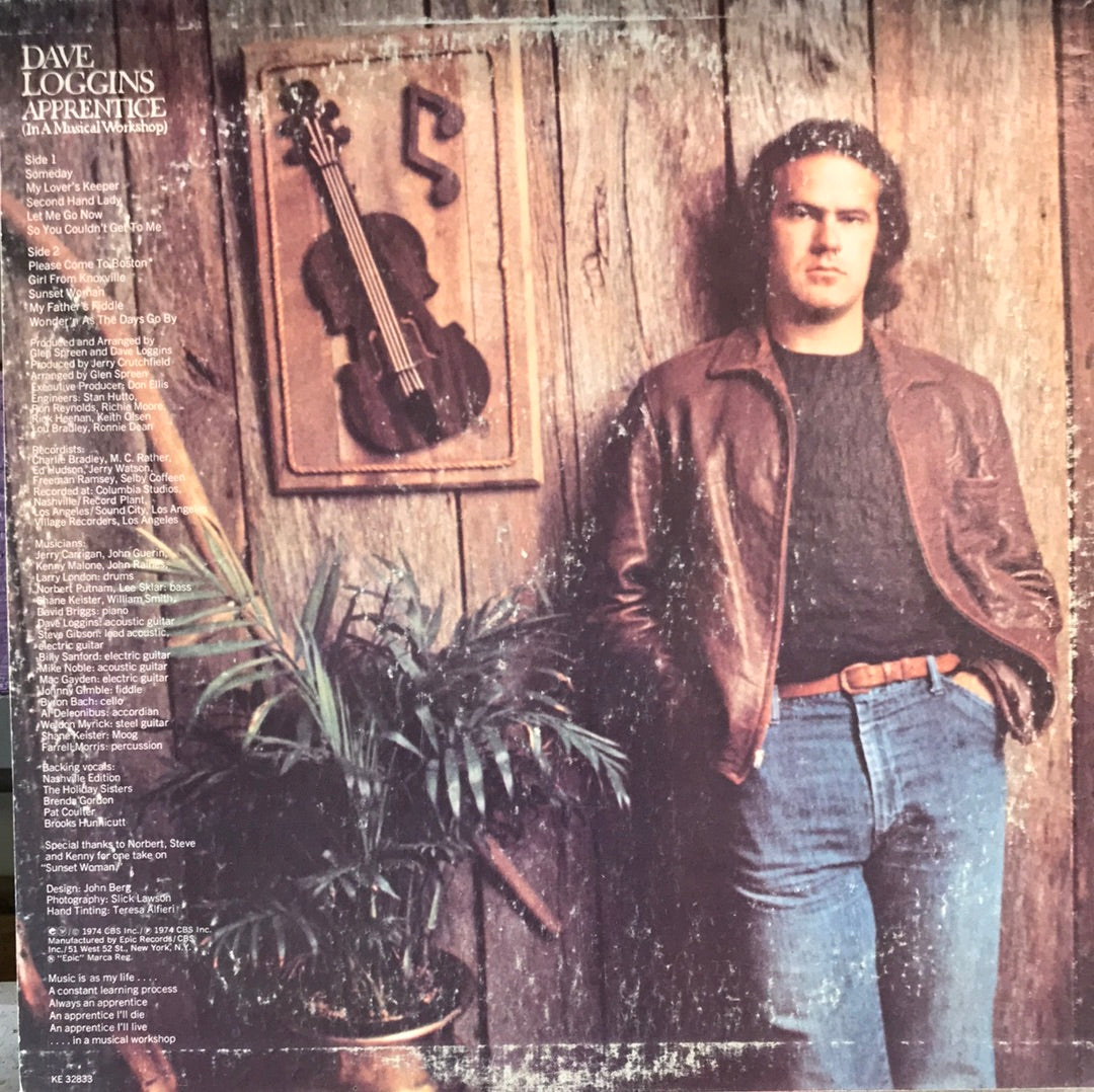 - Dave Loggins - Apprentice (In A Musical Workshop) - Vinyl Record -