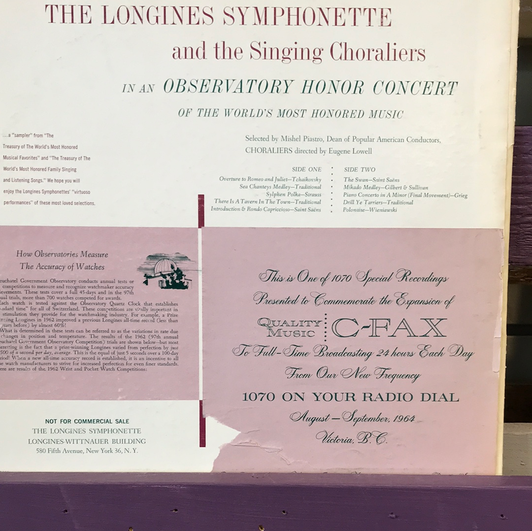 - The Observatory Honor Concert - Vinyl Record -