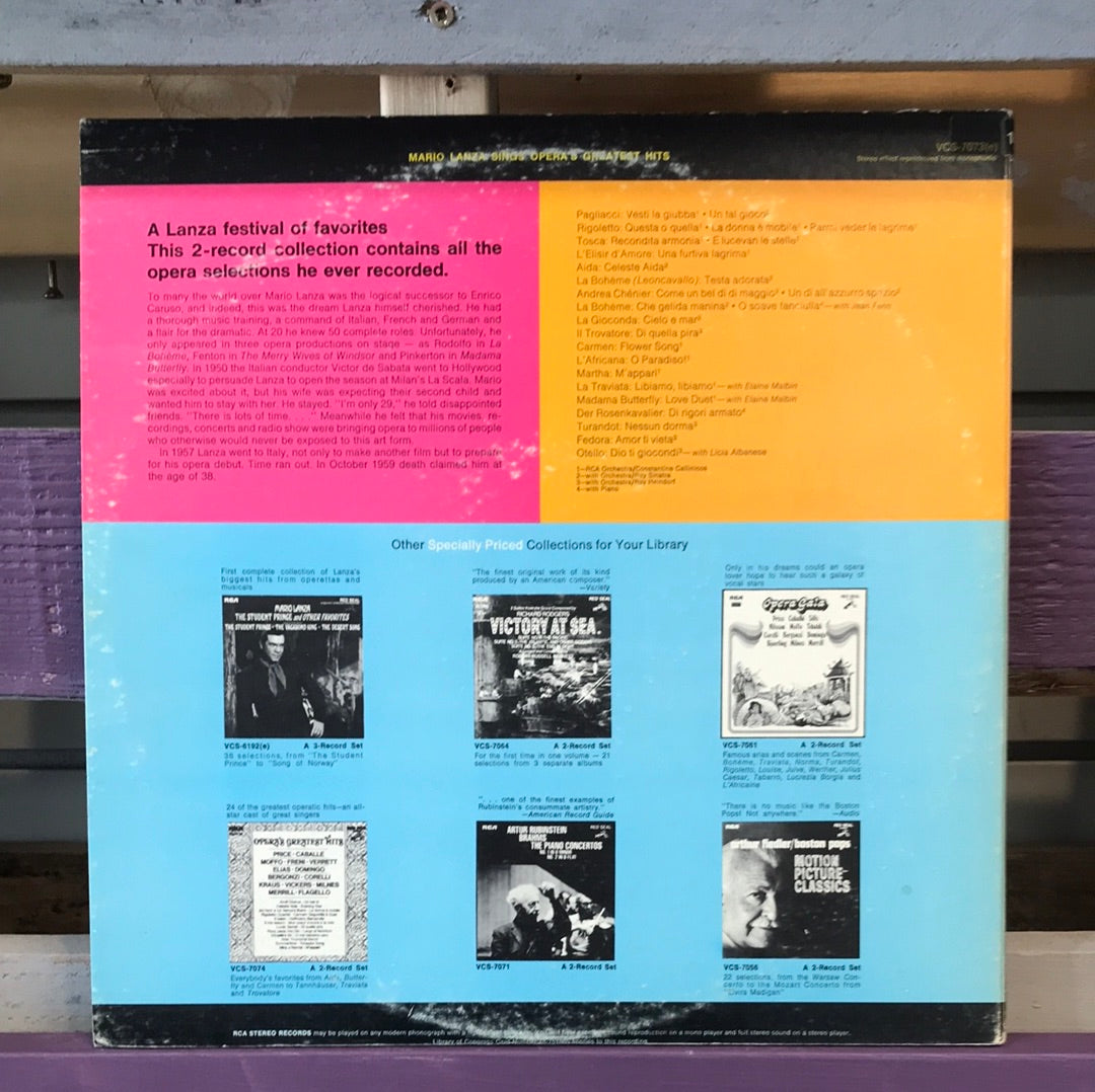 - Mario Lanza - Mario Lanza Sings Opera’s Greatest Hits - Vinyl Record -