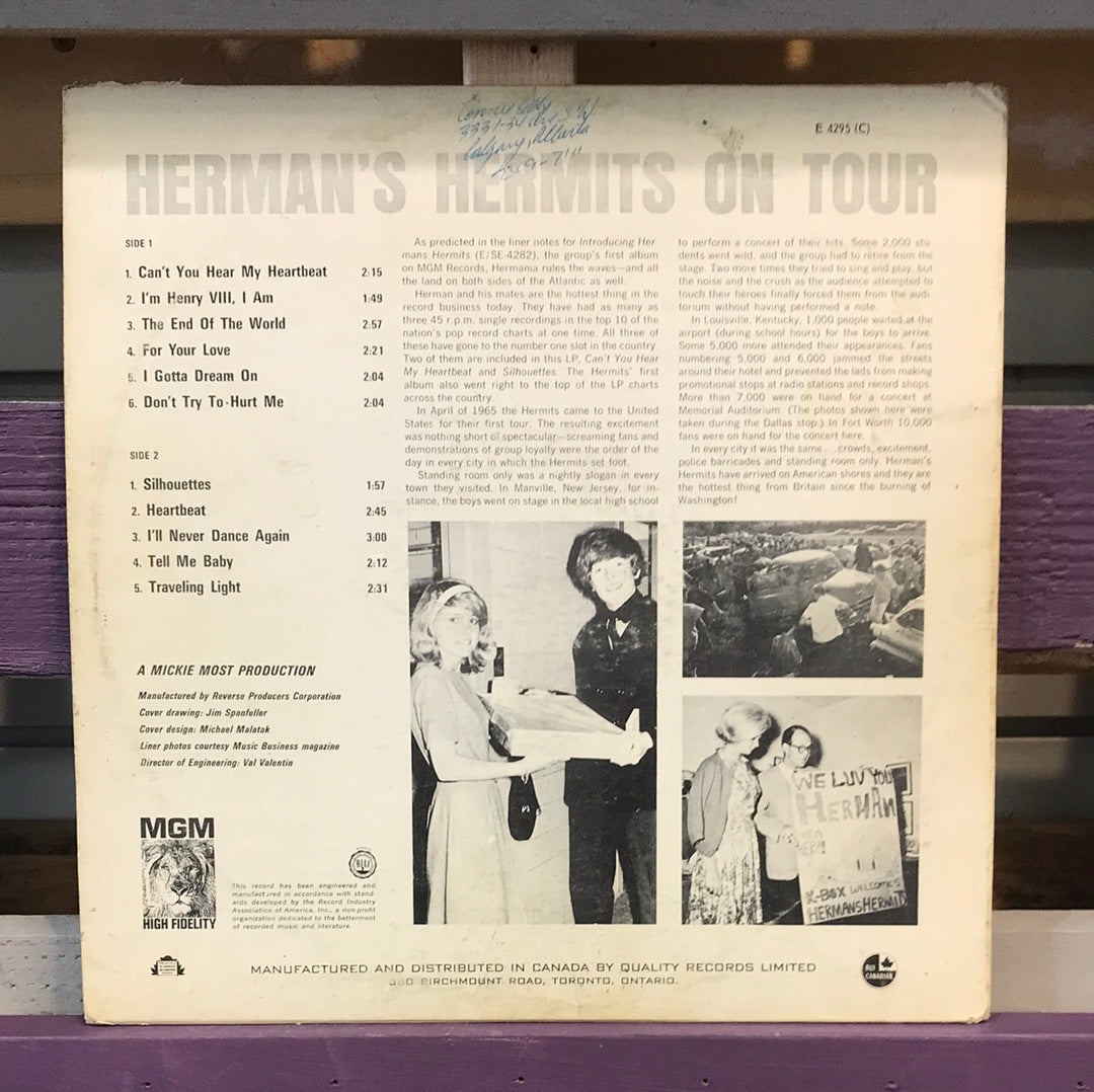 - Herman’s Hermits - On Tour - Vinyl Record -