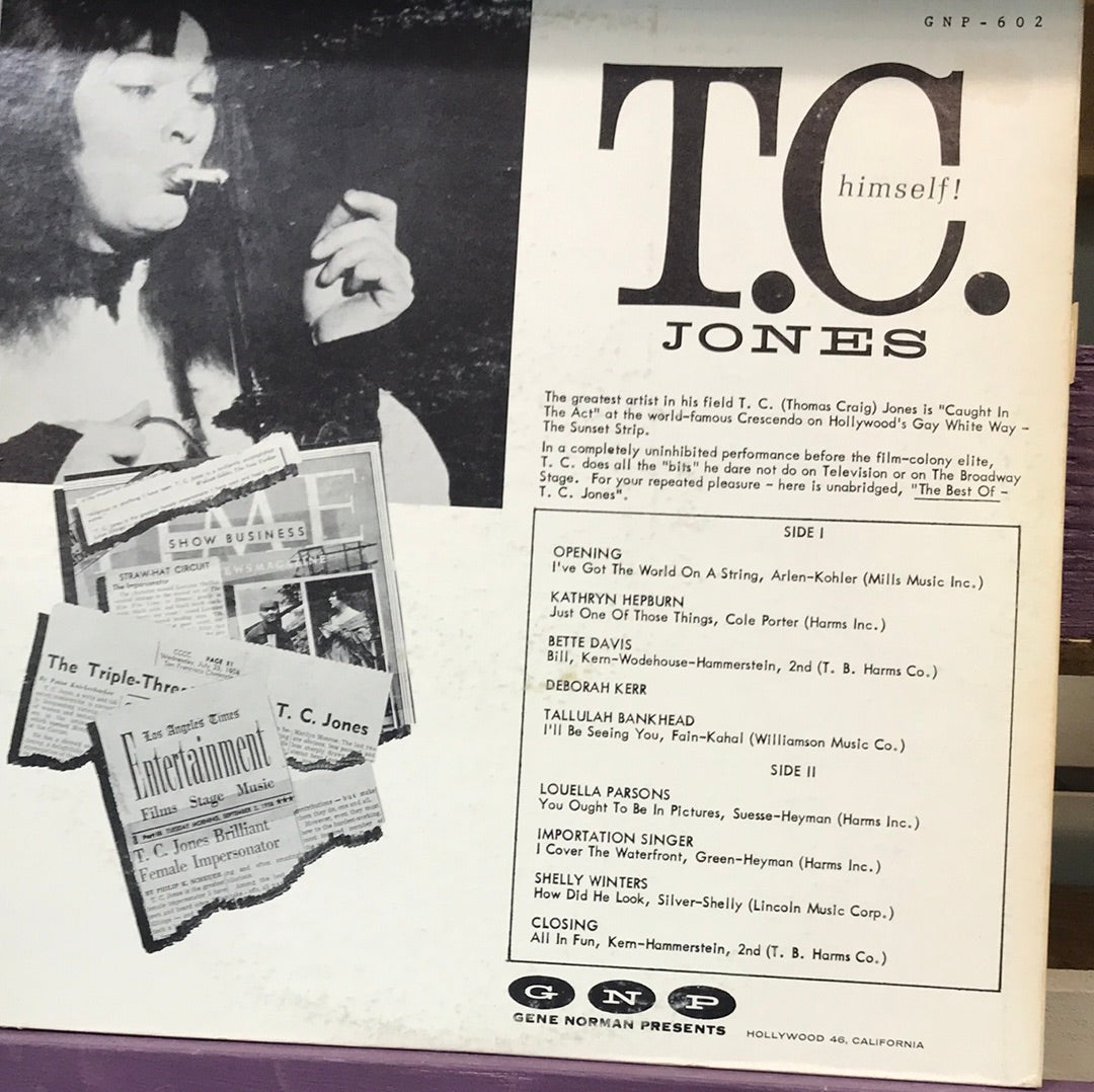 - T C Jones - Vinyl Record -