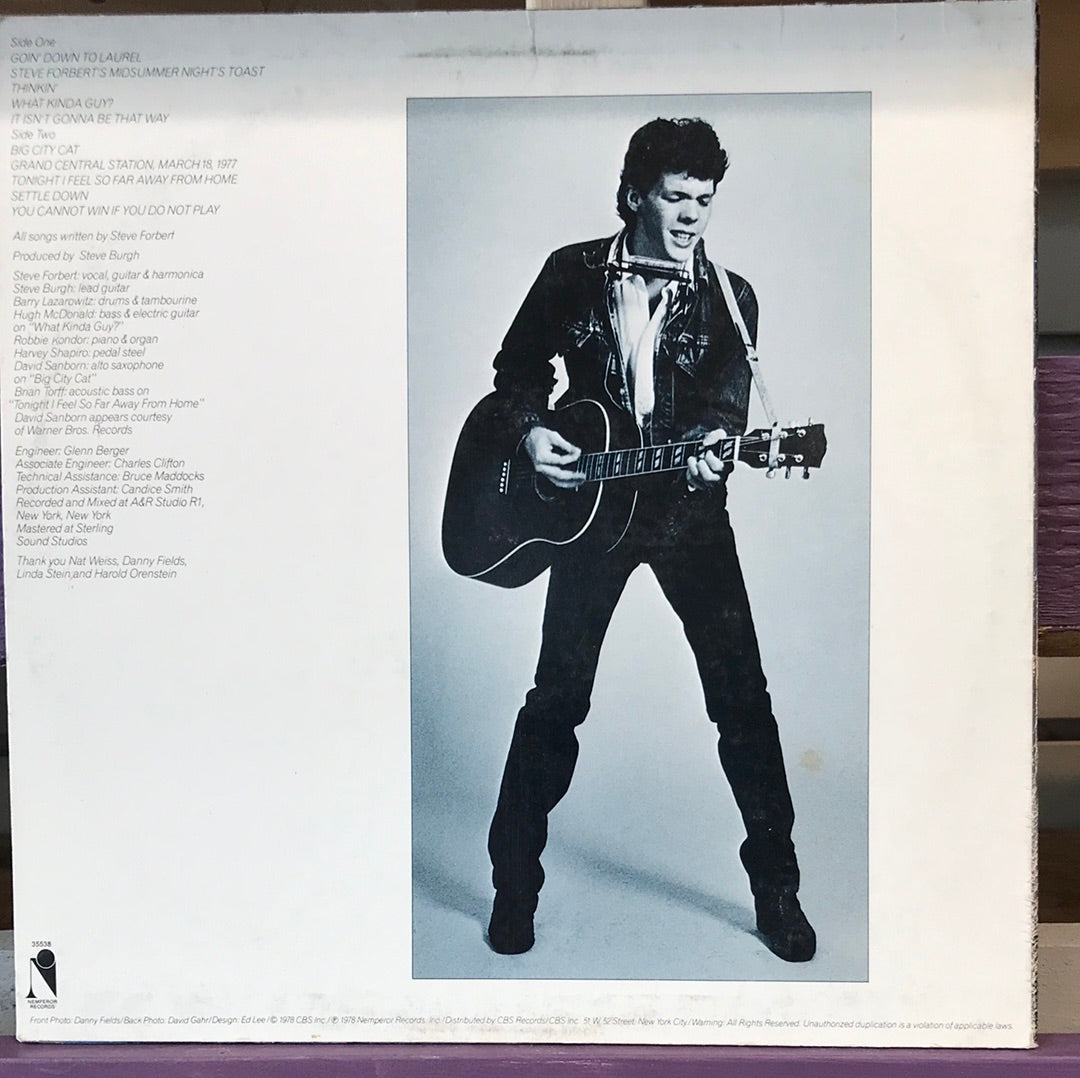 - Steve Forbert - Alive on Arrival - Vinyl Record -