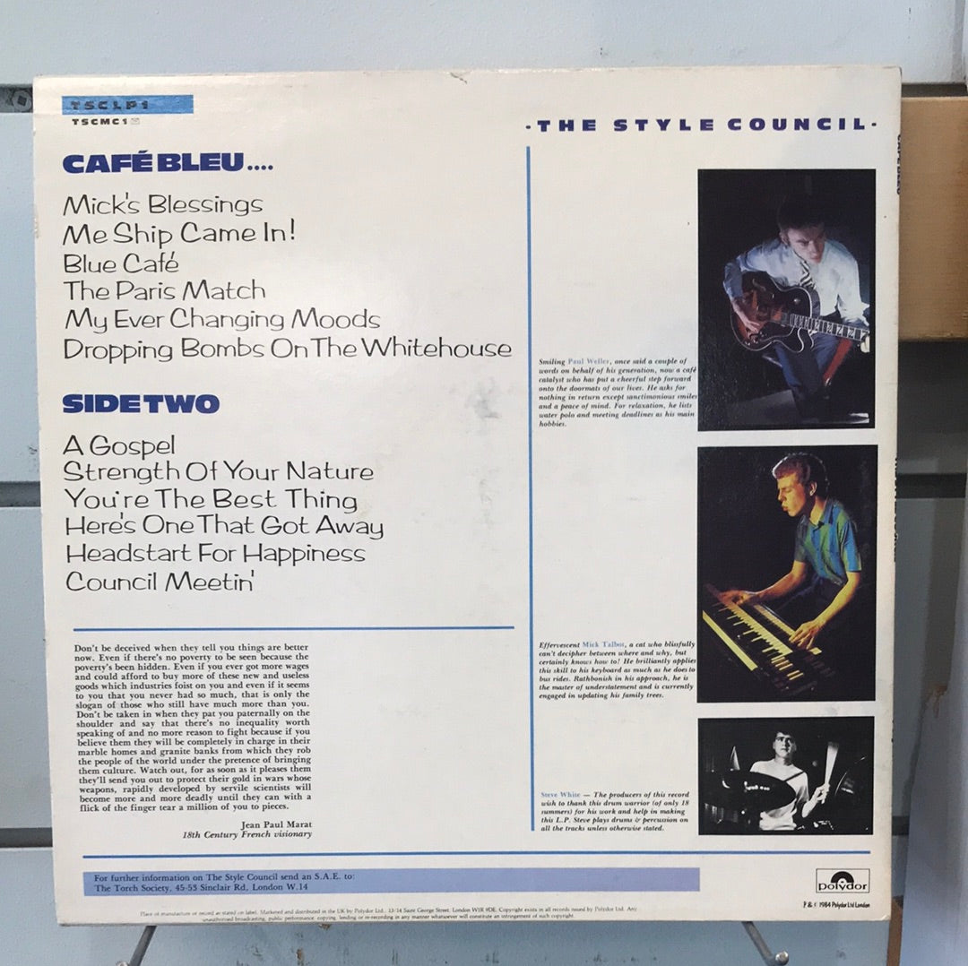 - The Style Council — Cafe Bleu - Vinyl Record -