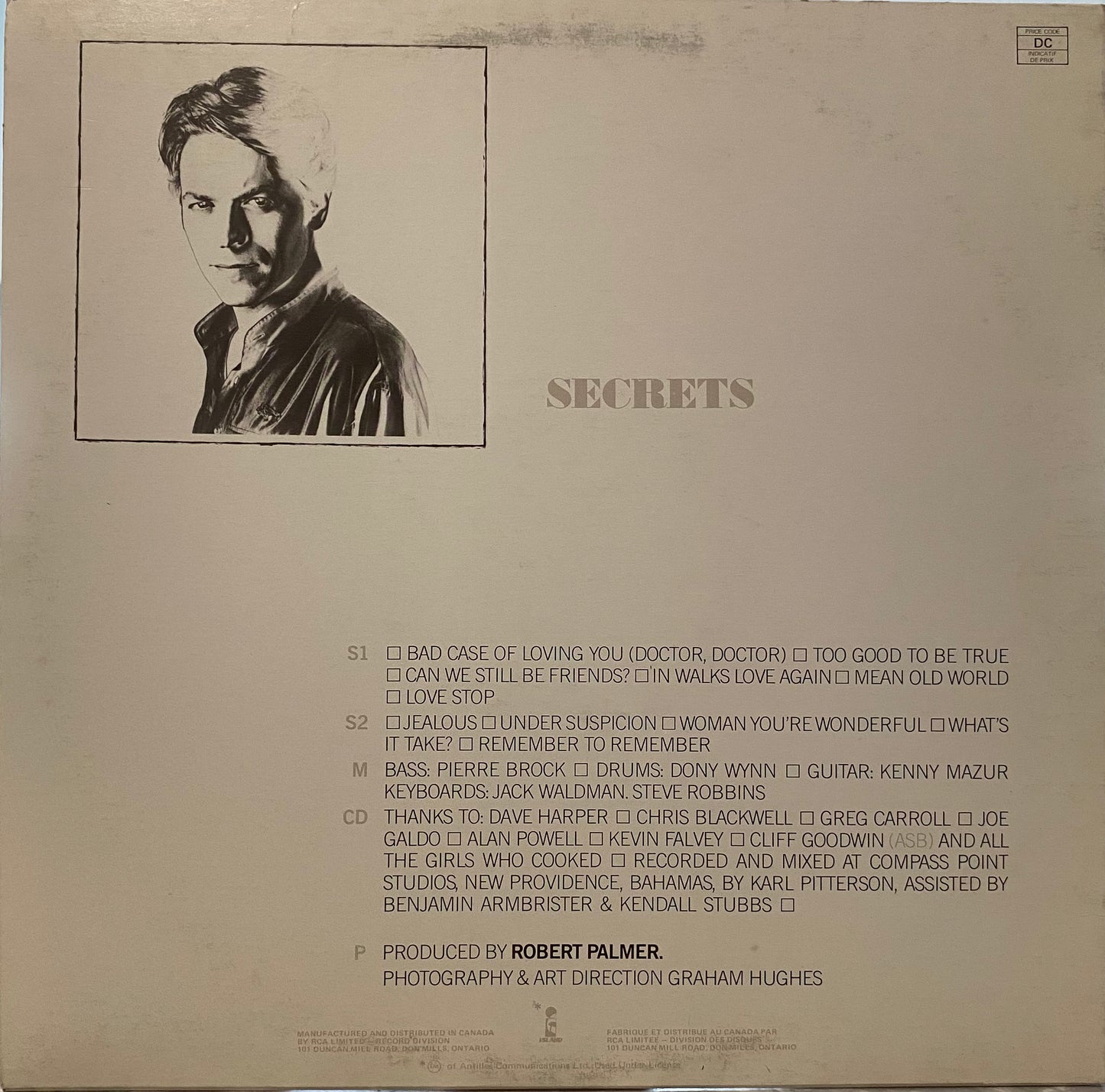 Robert Palmer — Secrets