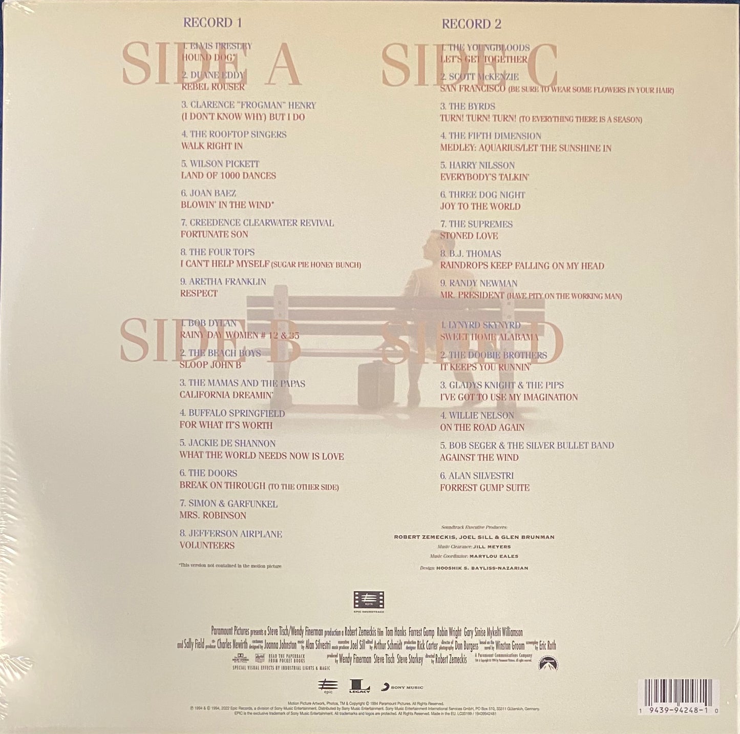 Various — Forrest Gump: Original Motion Picture Soundtrack