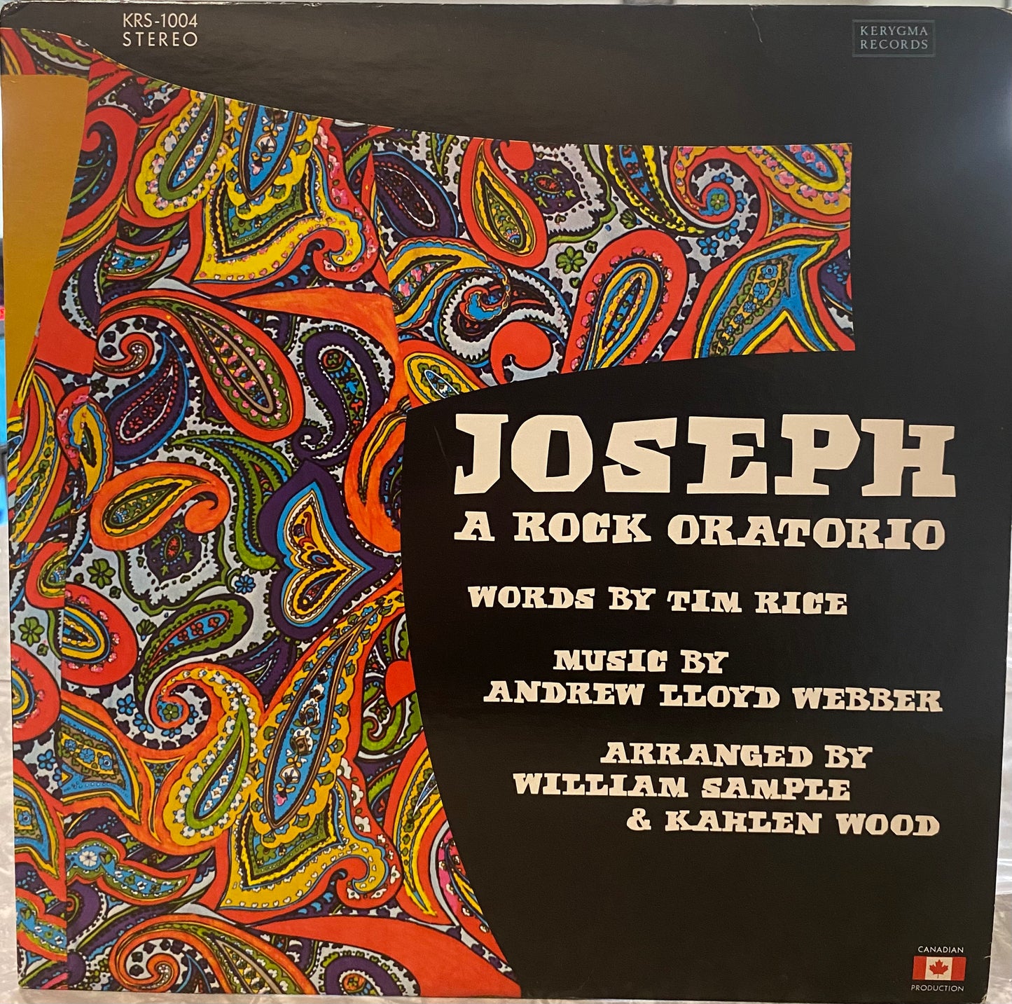 Andrew Lloyd Webber — Joseph A Rock Oratorio