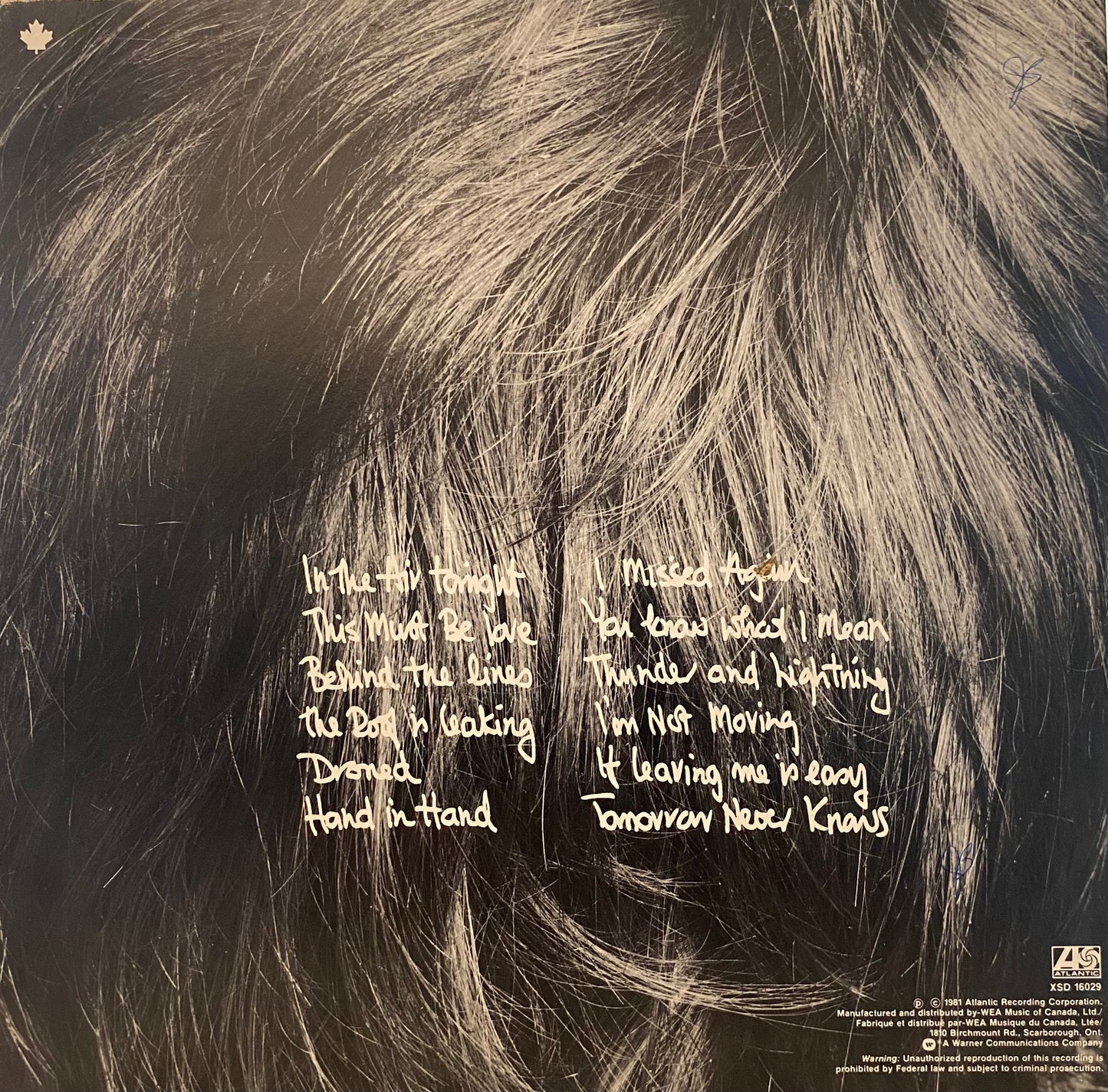 Phil Collins — Face Value