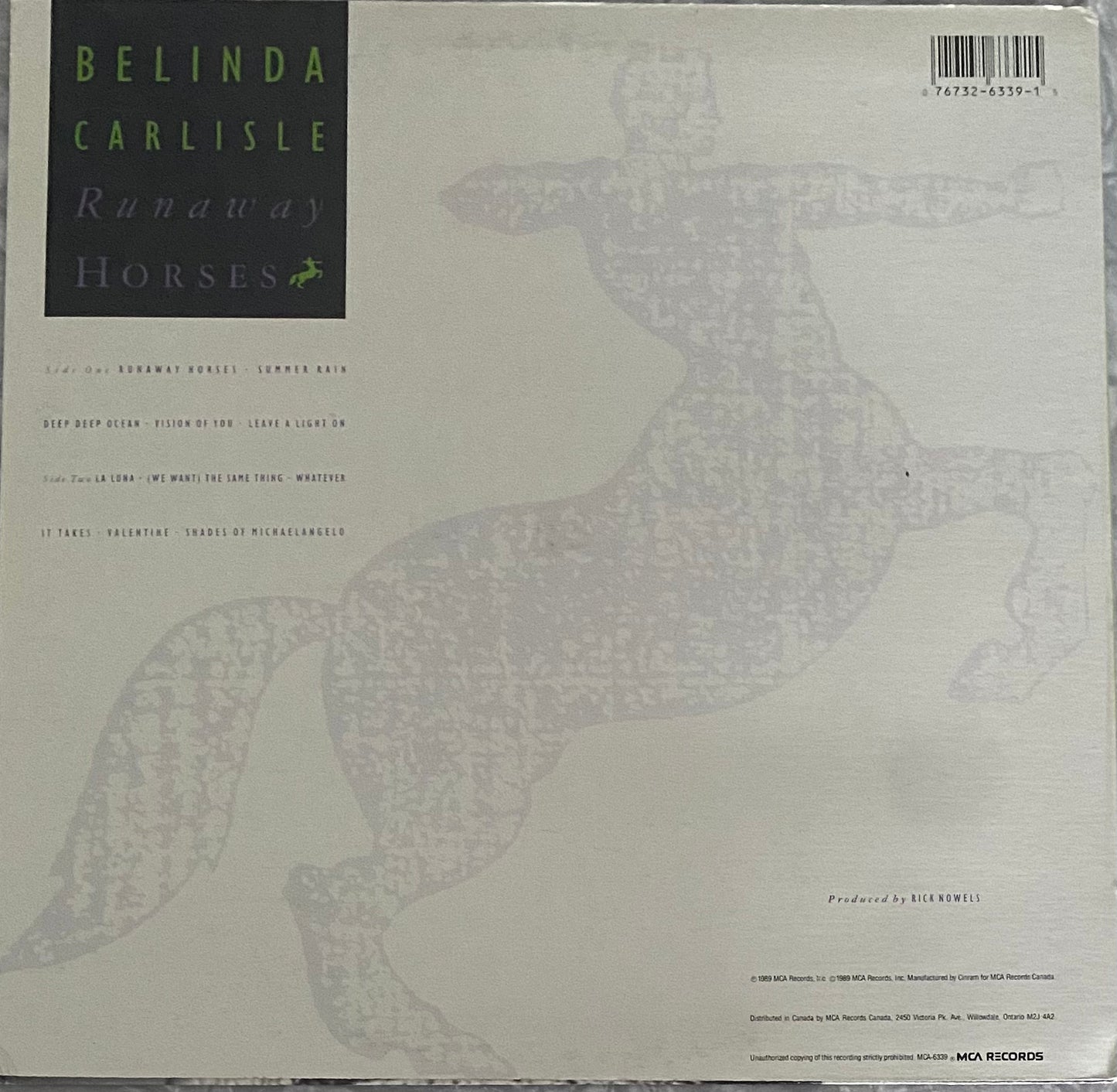 Belinda Carlisle — Runaway Horses