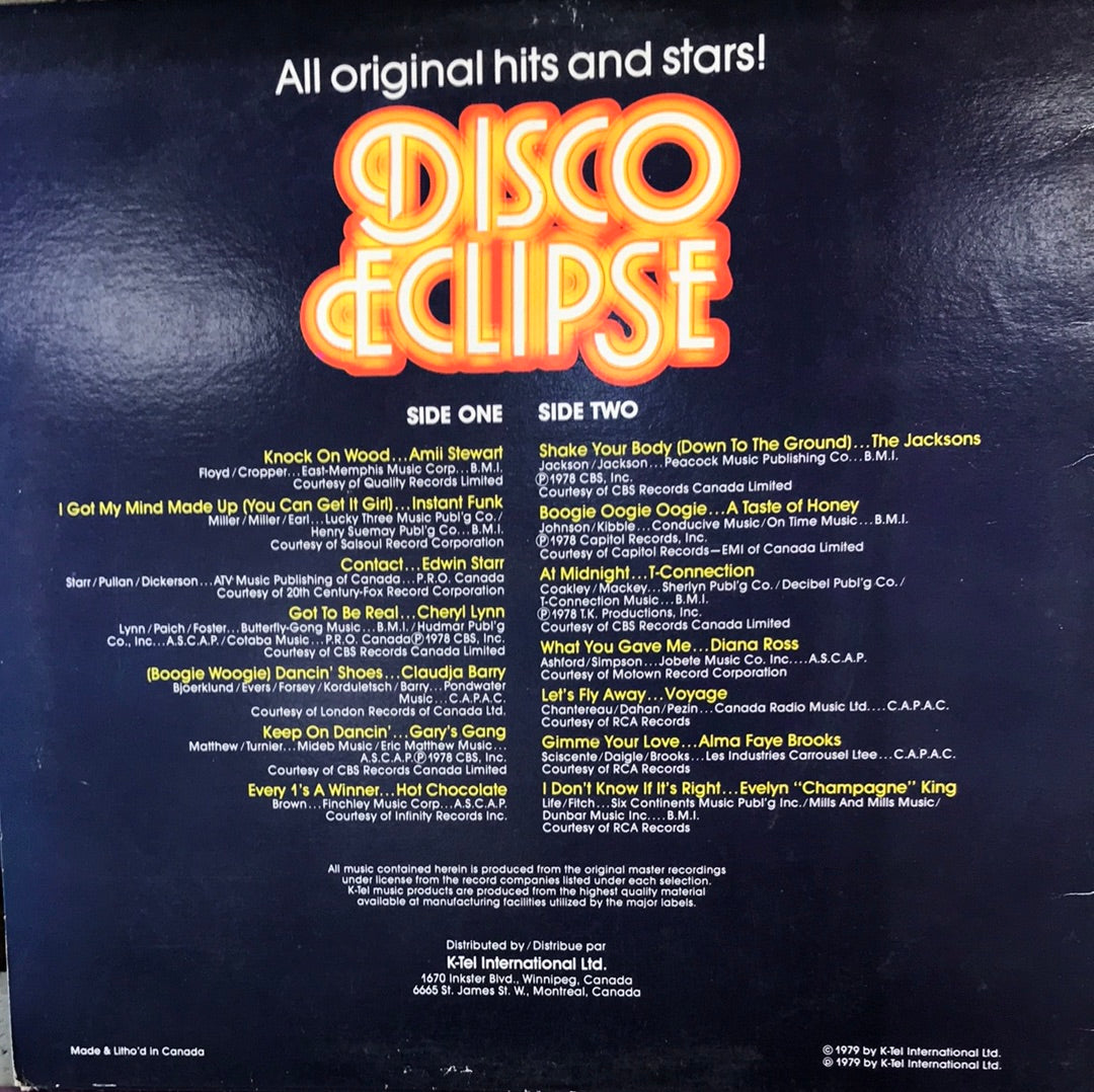 Disco Eclipse - Vinyl Record - 33