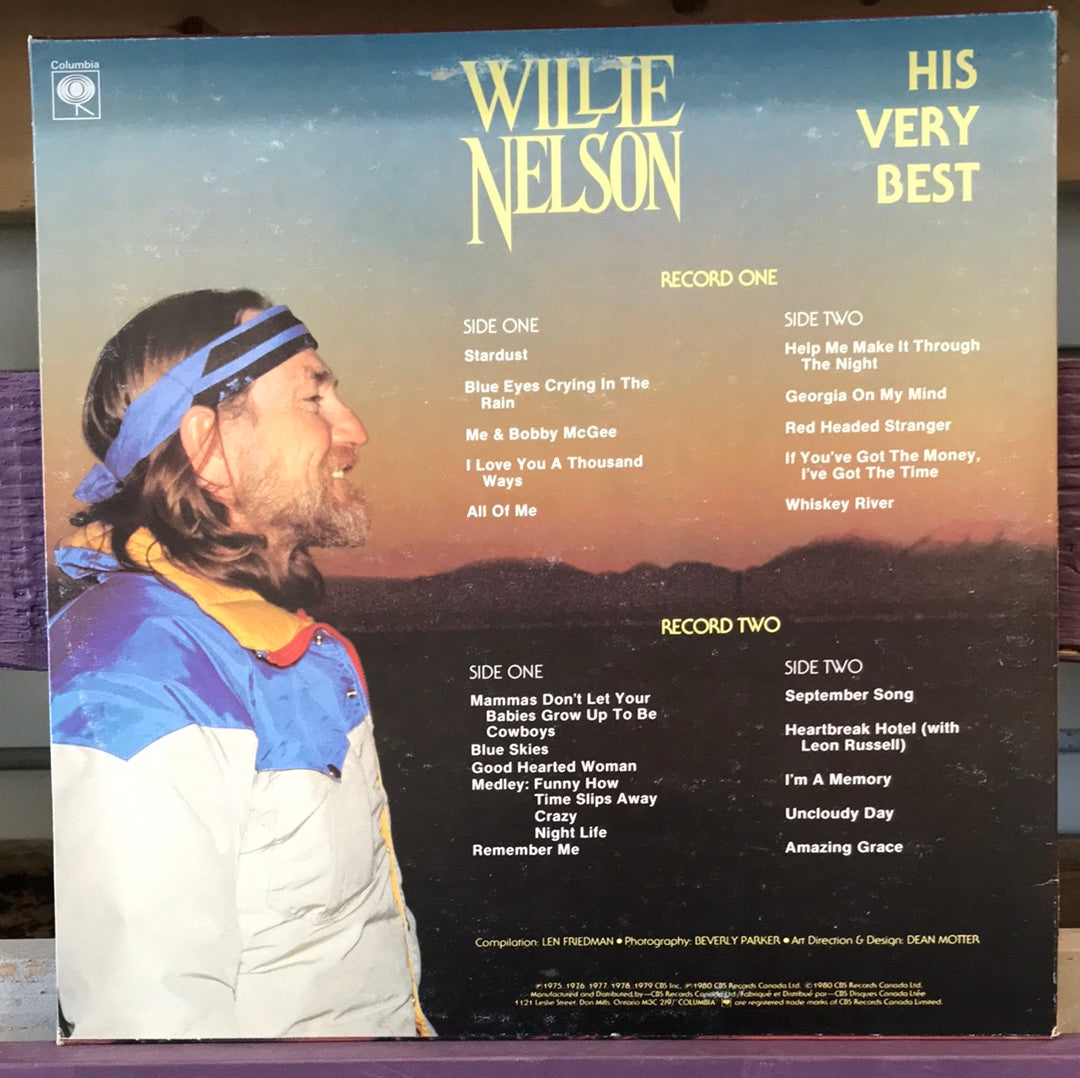 Willie Nelson - His Very Best - Vinyl Record - 33