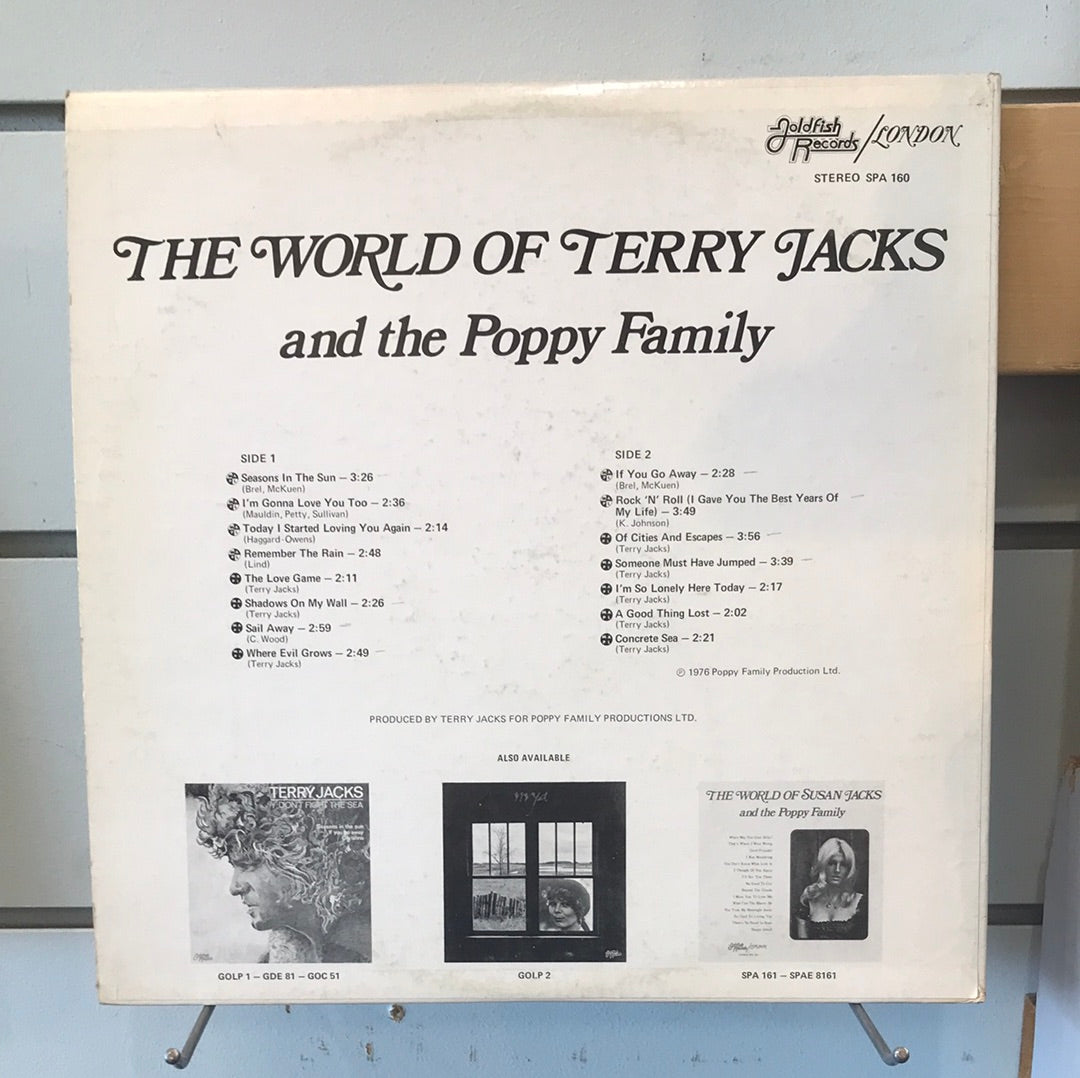 Terry Jacks — The World Of Terry Jacks And The Poppy Family - Vinyl Record - 33