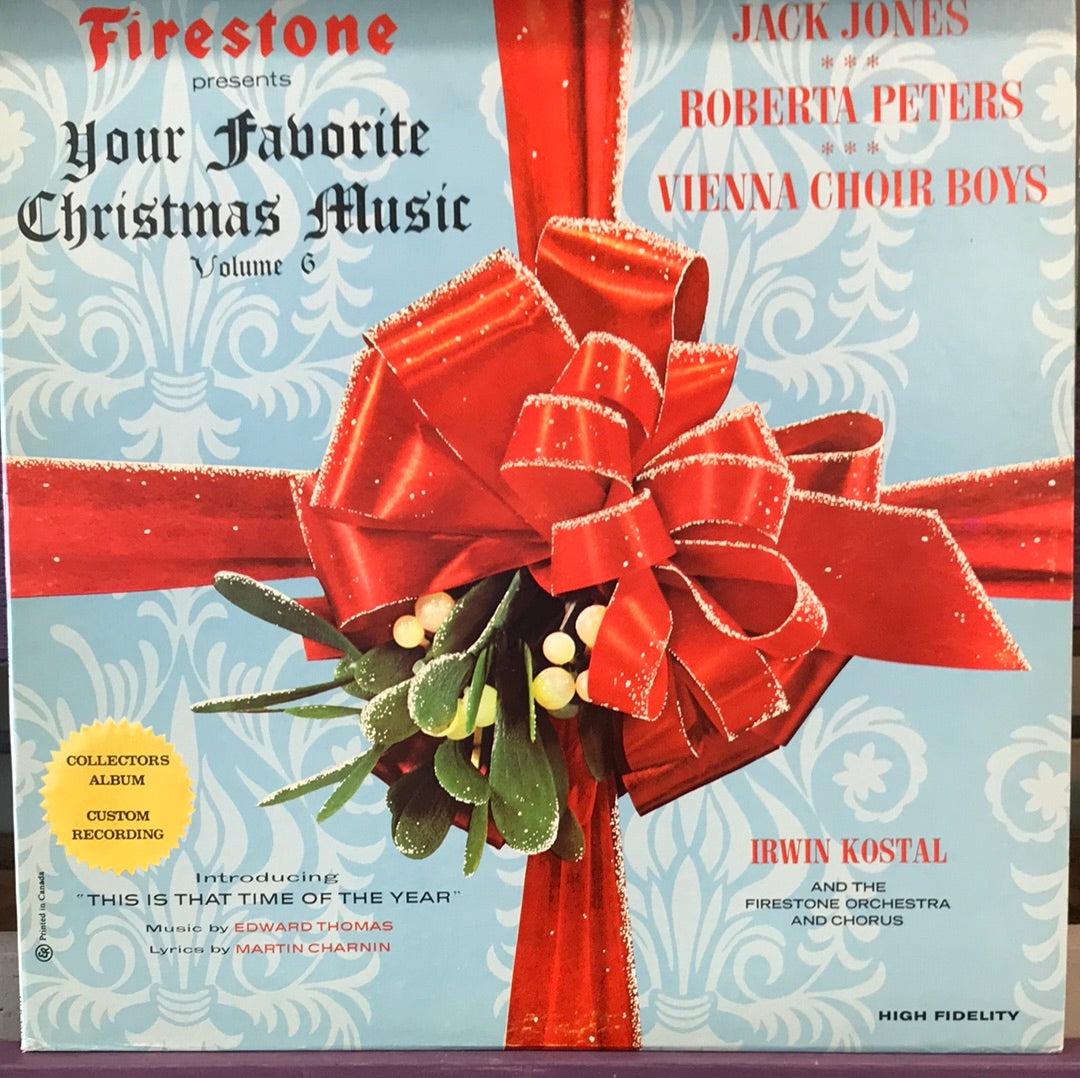 Firestone Presents Your Favourite Christmas Music- Volume 6 - Vinyl Record - 33