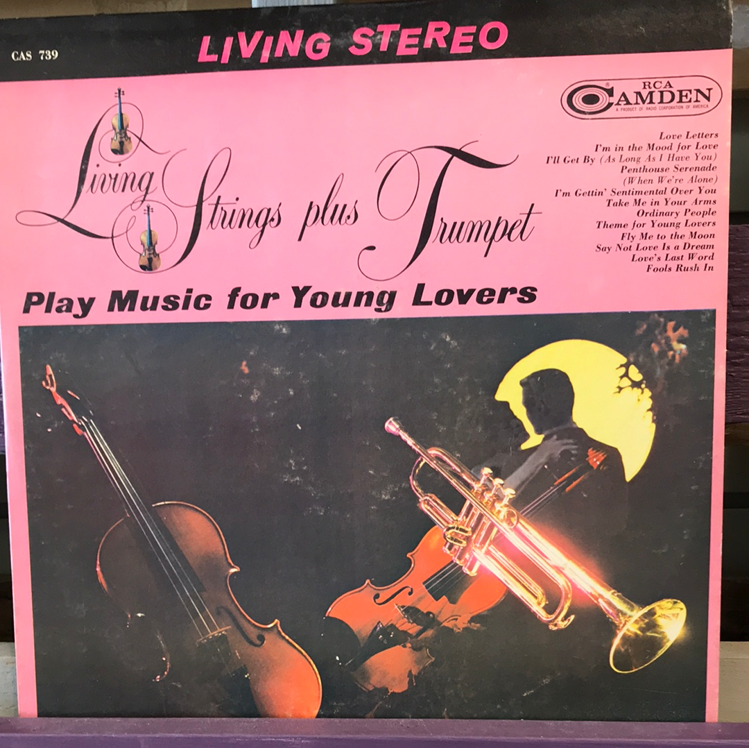 Living Strings plus Trumpet - Play Music for Young Lovers - Vinyl Record - 33