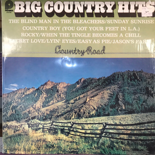 Big Country Hits - Country Road - Vinyl Record - 33