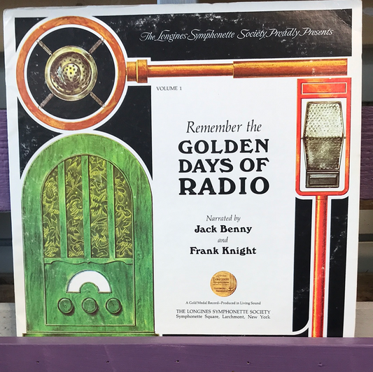 Remember the Golden Days of Radio - Jack Benny & Frank Knight - Vinyl Record - 33