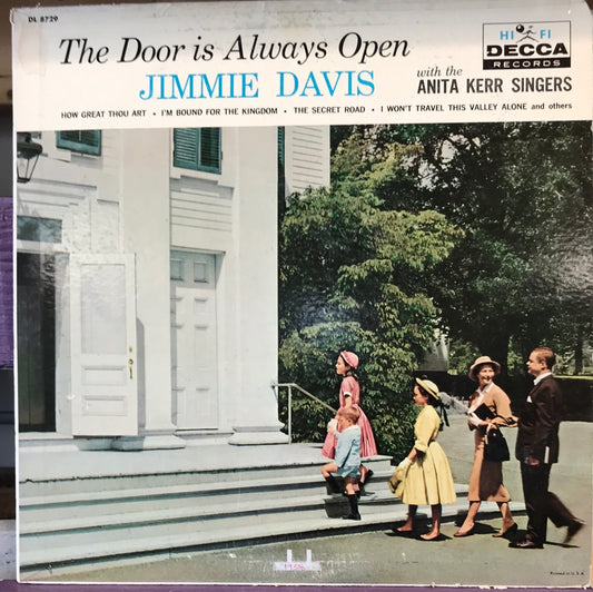 Jimmie Davis - The Door is Always Open - Vinyl Record - 33