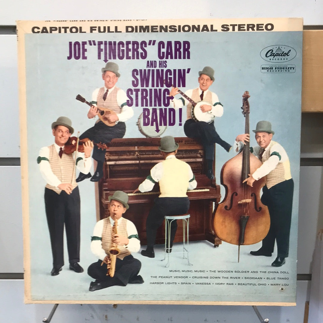 Joe “Fingers” Carr — And His Swingin’ String Band - Vinyl Record - 33