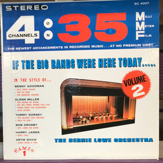 If the Big Bands were here today - The Bernie Lowe Orchestra - Vinyl Record - 33