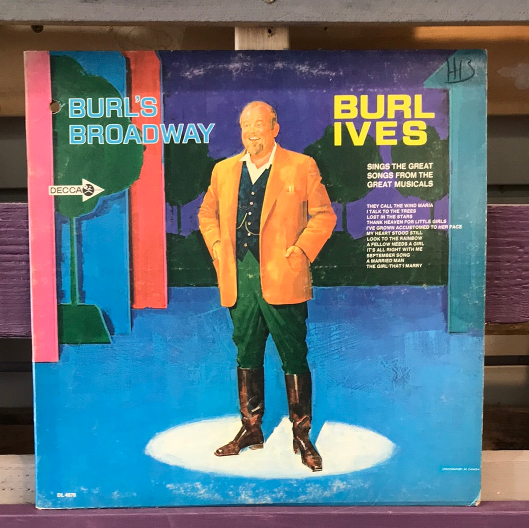 Burl Ives - Burl’s Broadway - Vinyl Record - 33