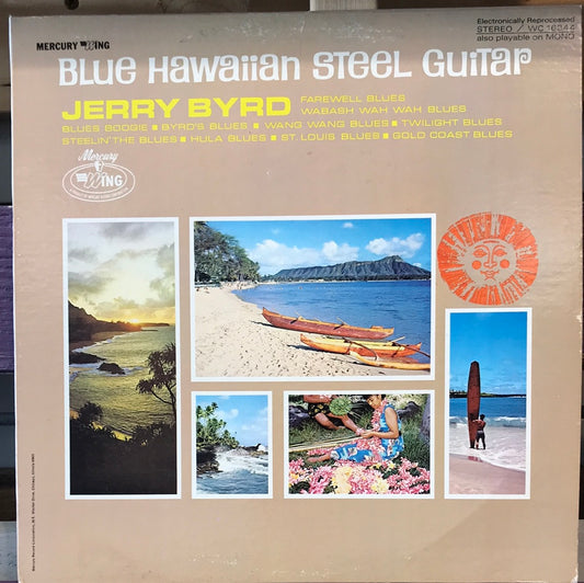 Jerry Byrd - Blue Hawaiian Steel Guitar - Vinyl Record - 33