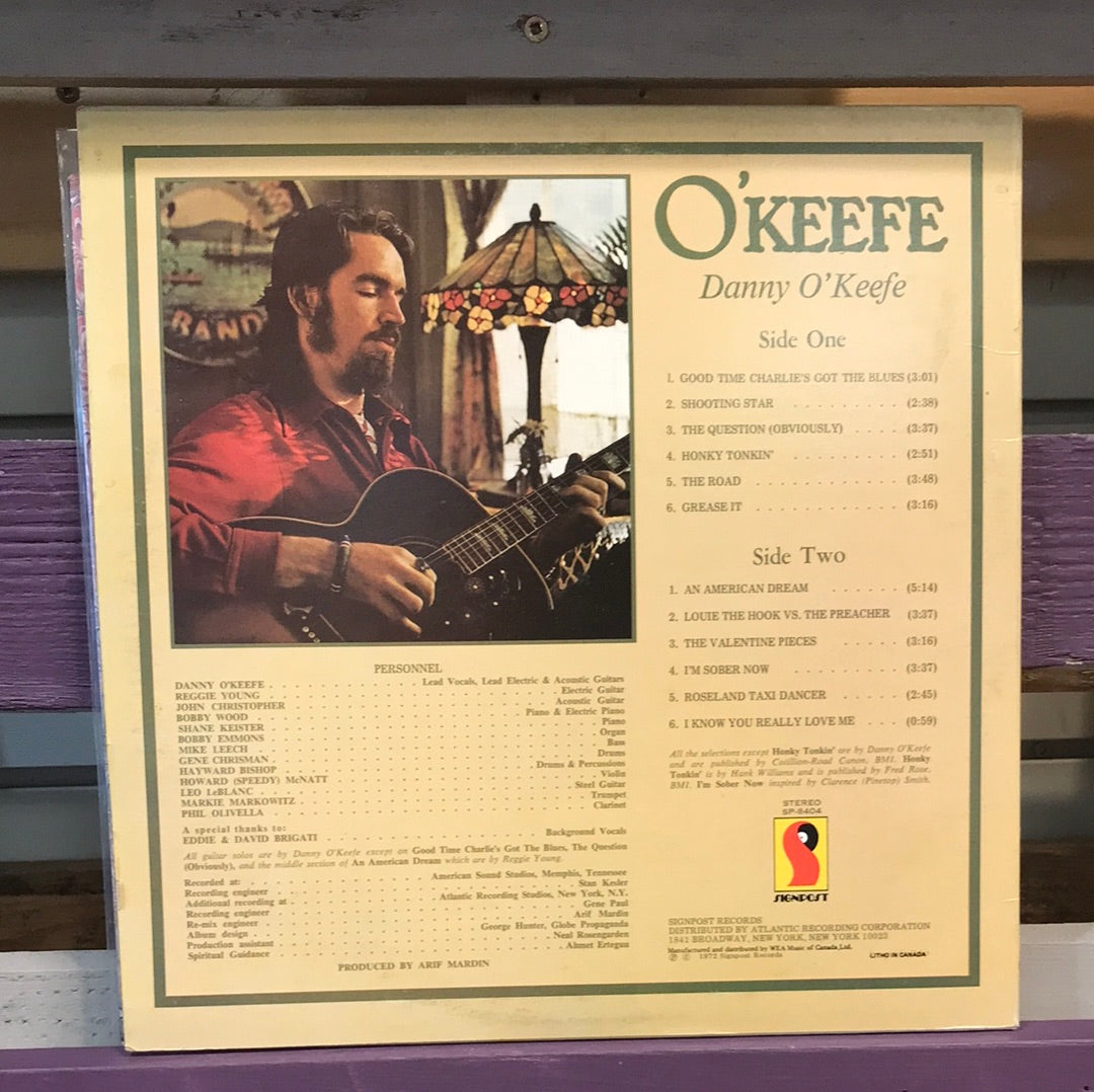 Danny O’Keefe - O’Keefe - Vinyl Record - 33