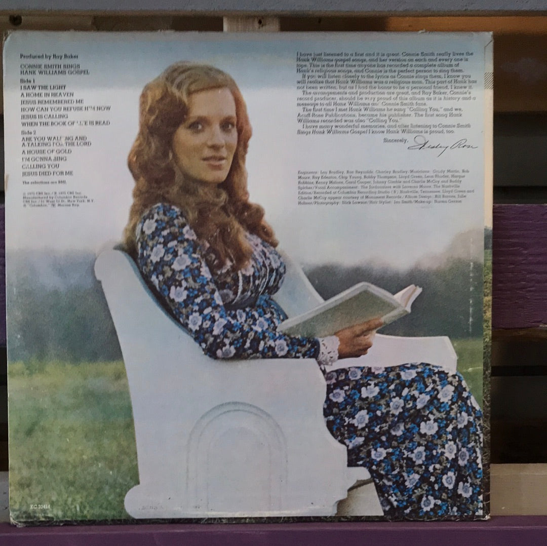 Connie Smith - Connie Smith Sings Hank Williams Gospel - Vinyl Record - 33