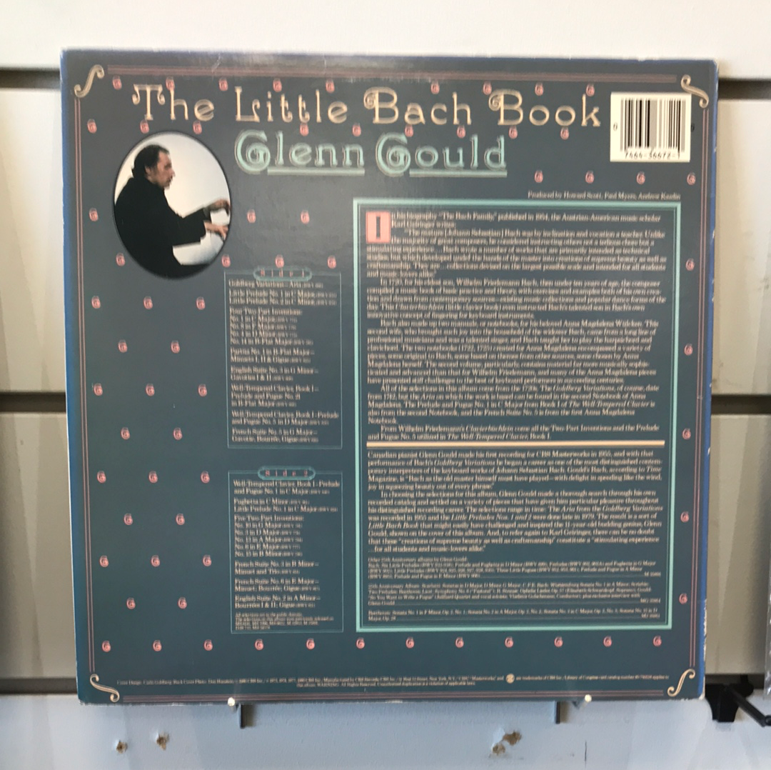 Glenn Gould - The Little Bach Book - Vinyl Record - 33