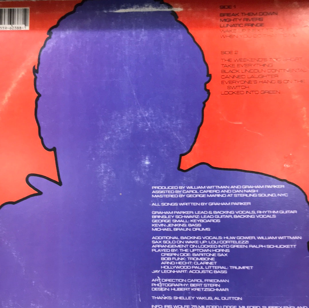 Graham Parker And The Shot Steady Nerves - Vinyl Record - 33