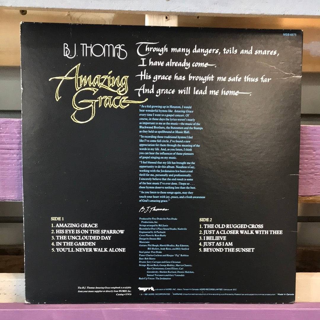 B.J. Thomas - Amazing Grace - Vinyl Record - 33