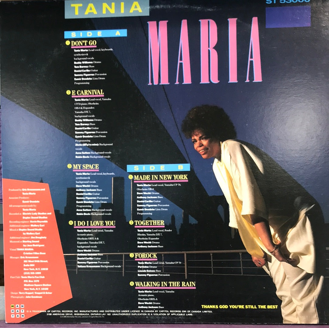 Tania Maria - Made in New York - Vinyl Record - 33